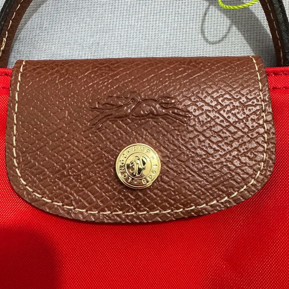 Longchamp Red Mini Bag - Picture 2 of 6